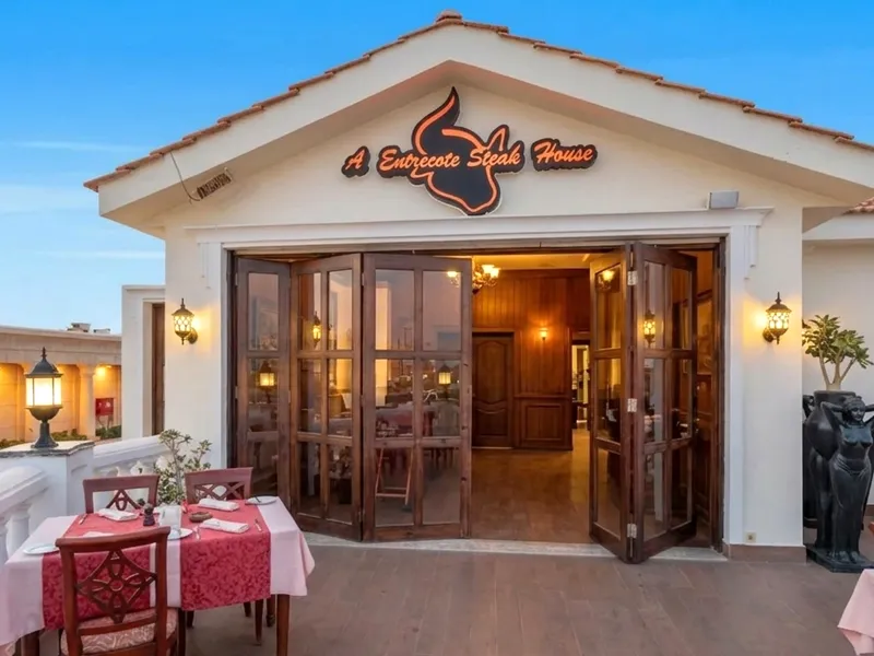 LEntrecote steak house entrance in soho square
