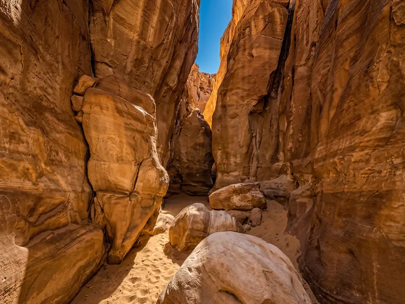 exploring the Canyon in Dahab