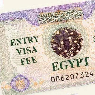Egyptian Visa Sticker