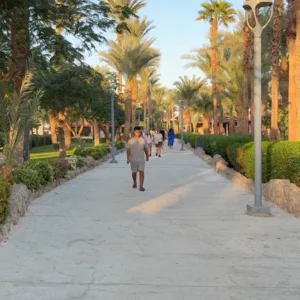Main walking street in Naama Bay