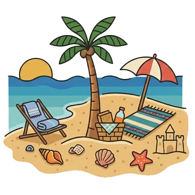 sandy beach in sharm