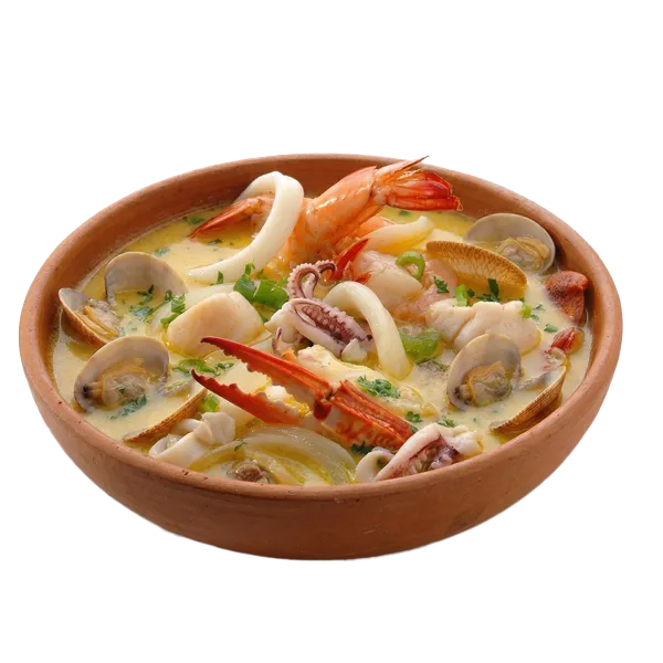 Fresh seafood soup, Red Sea catch in Sharm