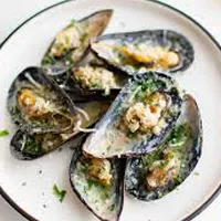 Midia Fournista baked mussels at Koutouki Greek Restaurant Soho Square Sharm El Sheikh
