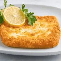 Tiri Saganaki fried cheese appetizer at Koutouki Restaurant Soho Square Sharm El Sheikh