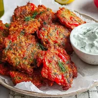 Tomatokeftedes traditional Greek tomato fritters at Koutouki Restaurant Soho Square Sharm El Sheikh